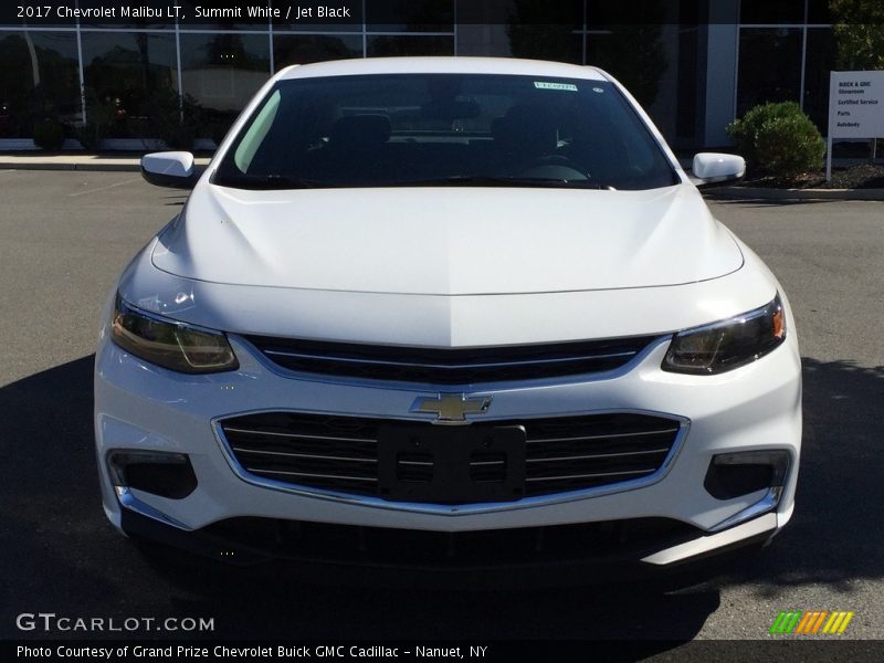 Summit White / Jet Black 2017 Chevrolet Malibu LT