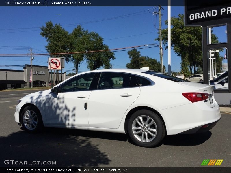 Summit White / Jet Black 2017 Chevrolet Malibu LT