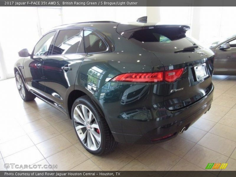 British Racing Green / S Brogue/Light Oyster 2017 Jaguar F-PACE 35t AWD S