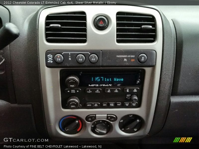 Sheer Silver Metallic / Ebony 2012 Chevrolet Colorado LT Extended Cab 4x4