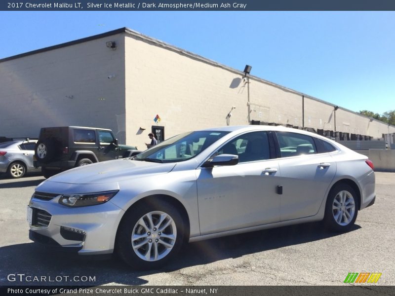 Silver Ice Metallic / Dark Atmosphere/Medium Ash Gray 2017 Chevrolet Malibu LT