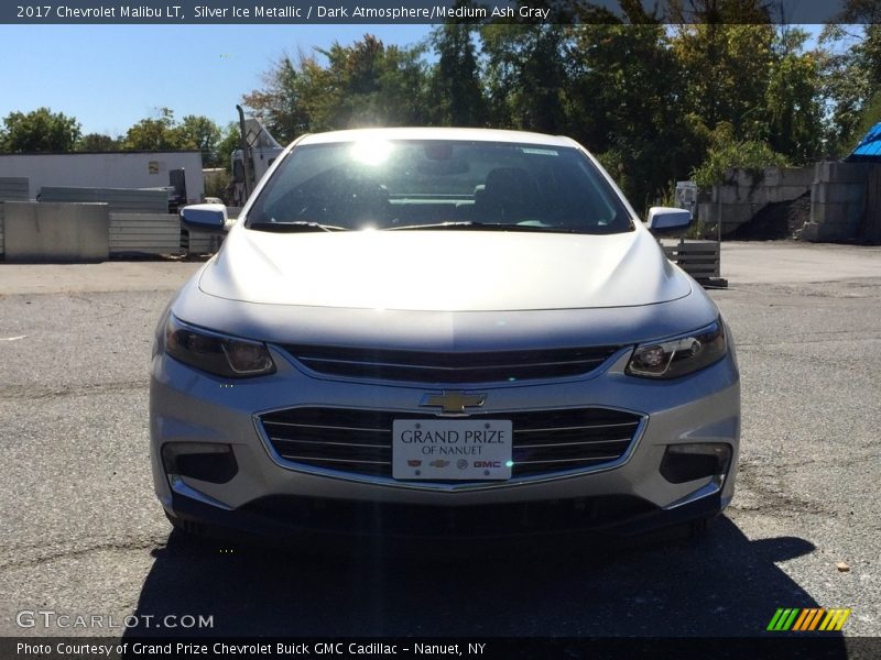 Silver Ice Metallic / Dark Atmosphere/Medium Ash Gray 2017 Chevrolet Malibu LT