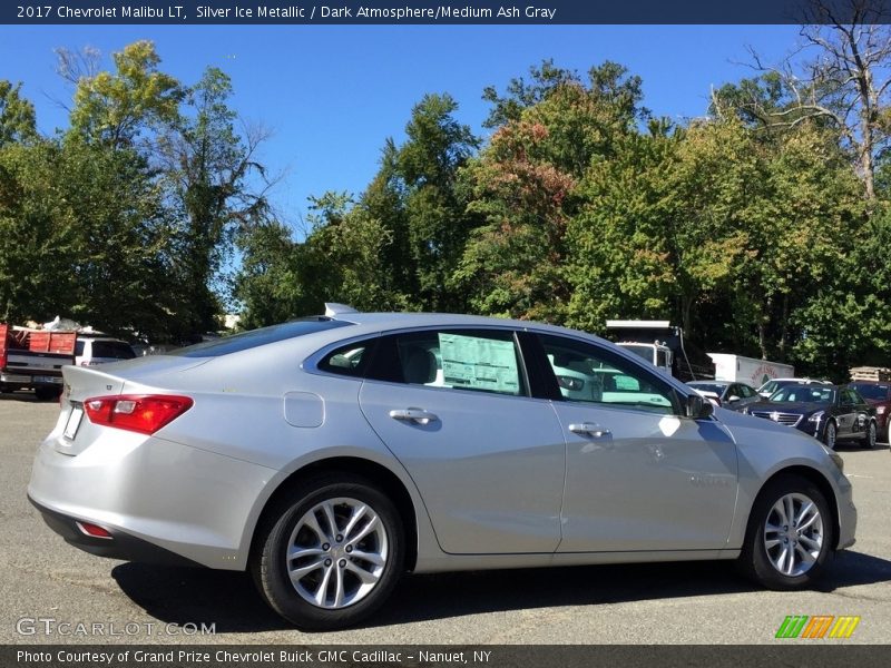 Silver Ice Metallic / Dark Atmosphere/Medium Ash Gray 2017 Chevrolet Malibu LT