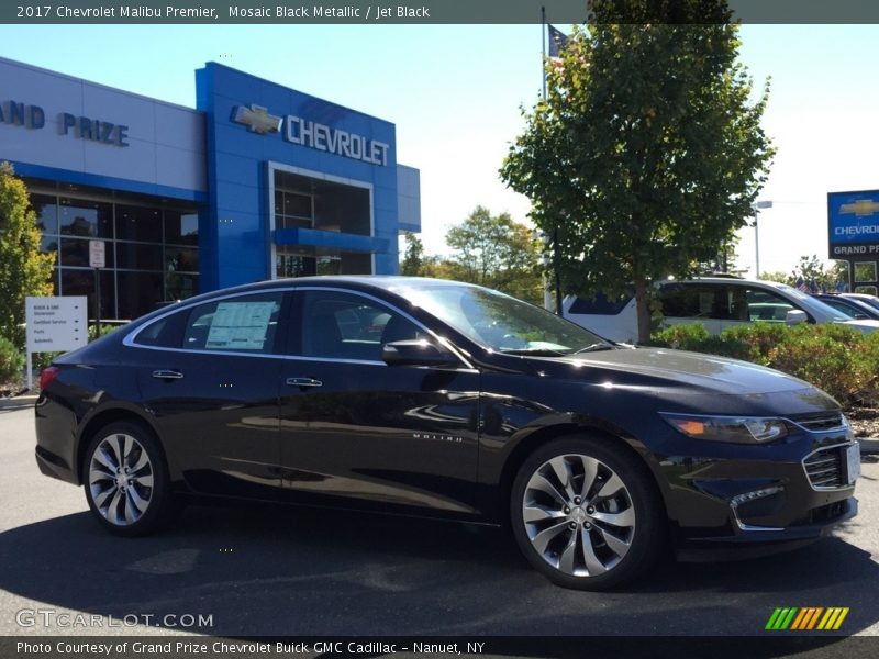 Mosaic Black Metallic / Jet Black 2017 Chevrolet Malibu Premier