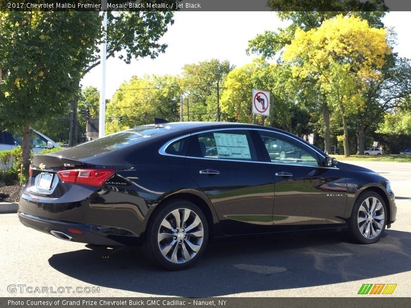 Mosaic Black Metallic / Jet Black 2017 Chevrolet Malibu Premier