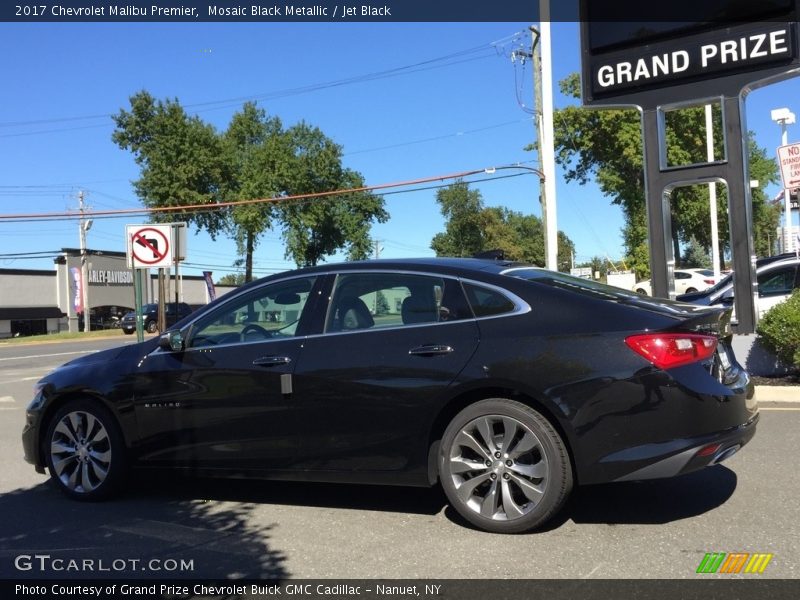 Mosaic Black Metallic / Jet Black 2017 Chevrolet Malibu Premier
