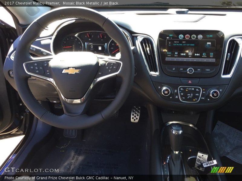 Mosaic Black Metallic / Jet Black 2017 Chevrolet Malibu Premier