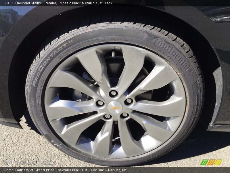 Mosaic Black Metallic / Jet Black 2017 Chevrolet Malibu Premier