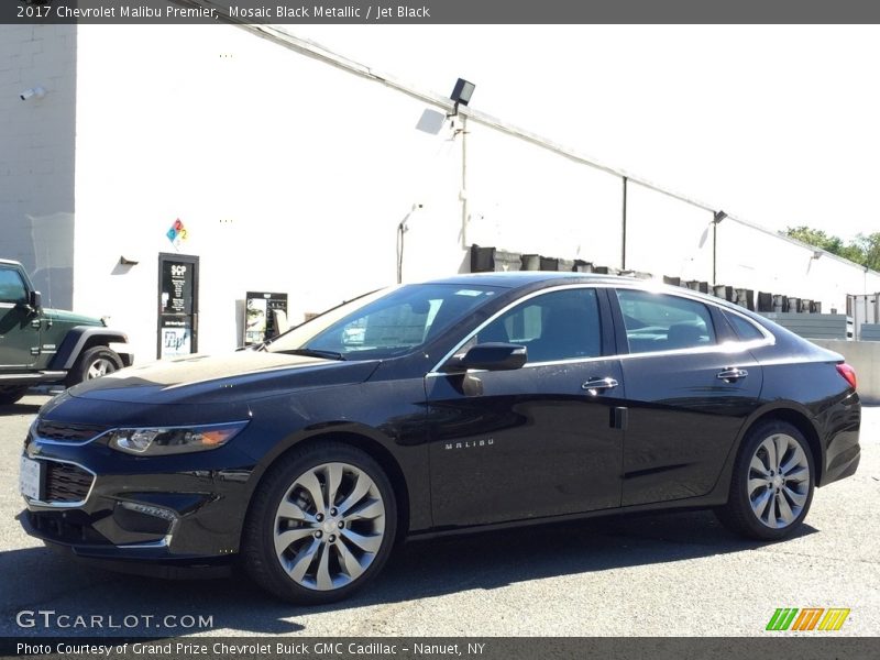 Mosaic Black Metallic / Jet Black 2017 Chevrolet Malibu Premier