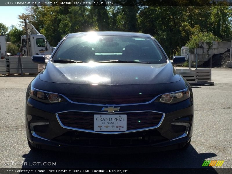 Mosaic Black Metallic / Jet Black 2017 Chevrolet Malibu Premier