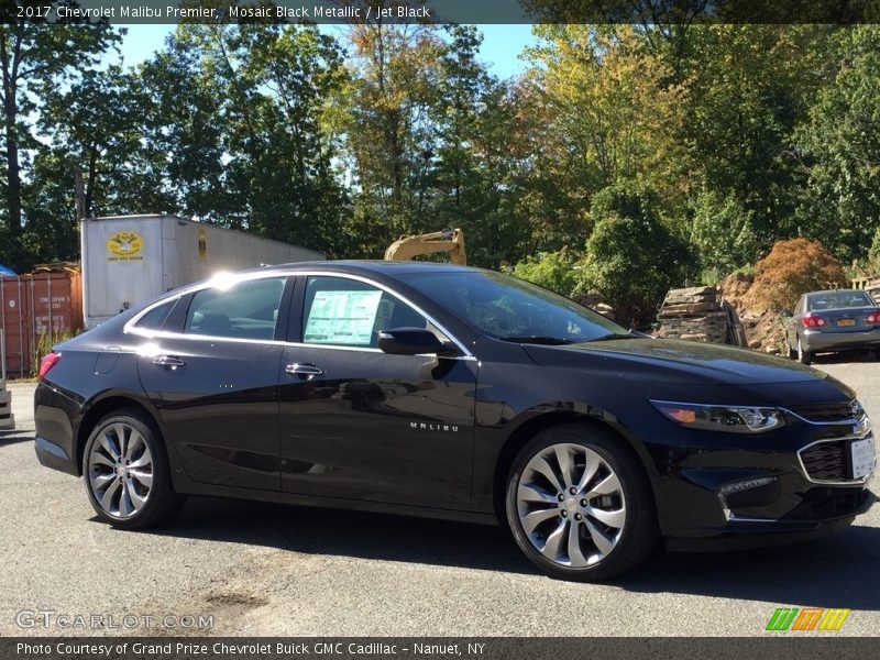 Mosaic Black Metallic / Jet Black 2017 Chevrolet Malibu Premier