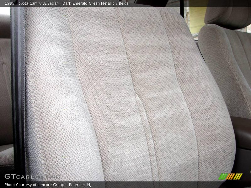 Dark Emerald Green Metallic / Beige 1995 Toyota Camry LE Sedan