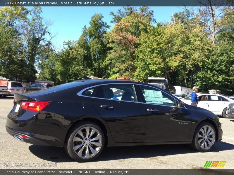 Mosaic Black Metallic / Jet Black 2017 Chevrolet Malibu Premier