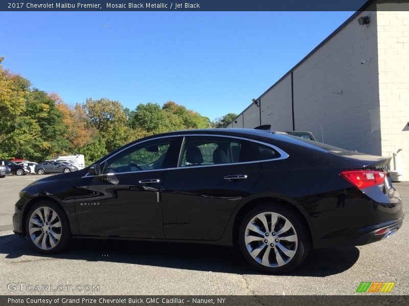 Mosaic Black Metallic / Jet Black 2017 Chevrolet Malibu Premier