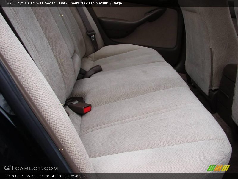 Dark Emerald Green Metallic / Beige 1995 Toyota Camry LE Sedan
