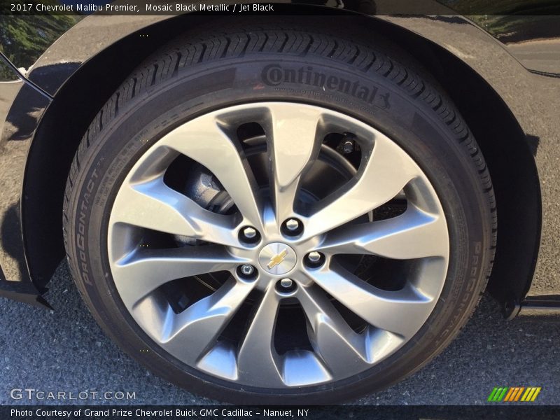 Mosaic Black Metallic / Jet Black 2017 Chevrolet Malibu Premier