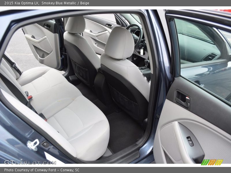 Smokey Blue Metallic / Beige 2015 Kia Optima LX