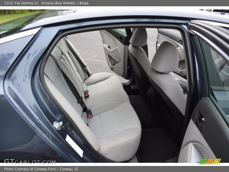 Smokey Blue Metallic / Beige 2015 Kia Optima LX
