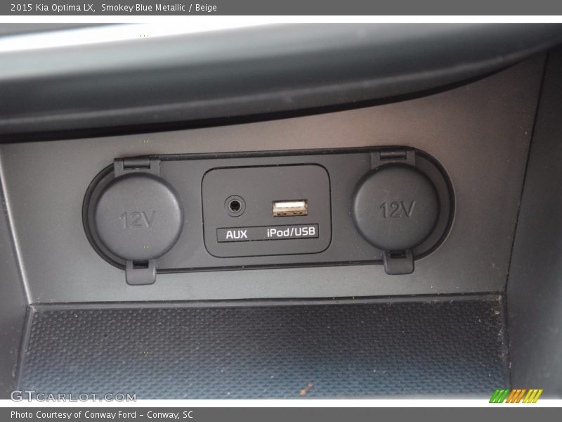 Smokey Blue Metallic / Beige 2015 Kia Optima LX