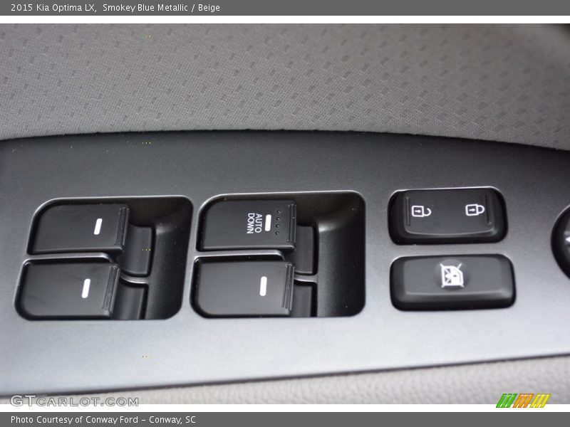 Smokey Blue Metallic / Beige 2015 Kia Optima LX