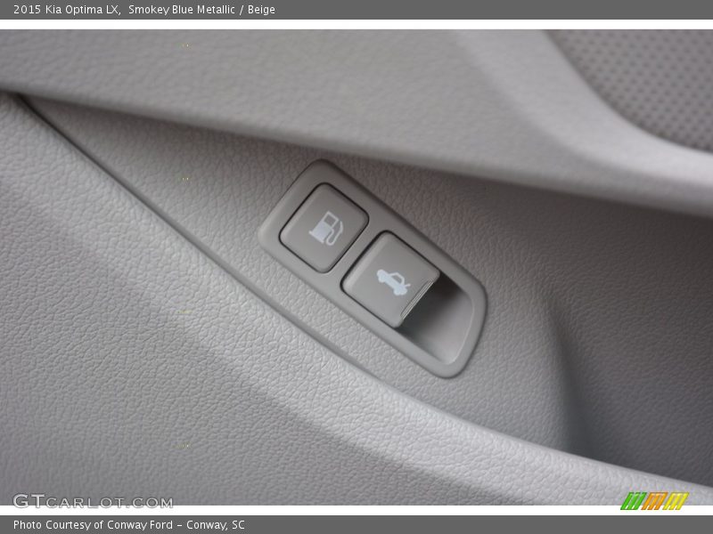 Smokey Blue Metallic / Beige 2015 Kia Optima LX