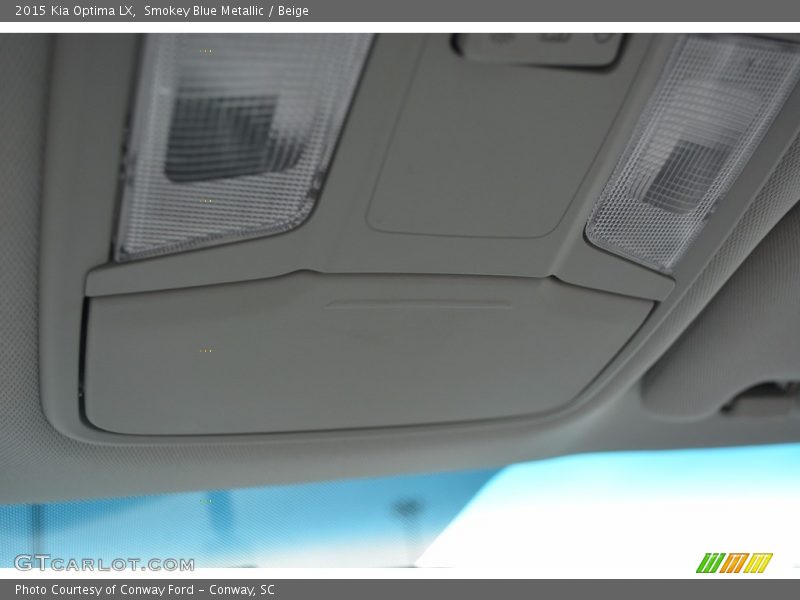 Smokey Blue Metallic / Beige 2015 Kia Optima LX