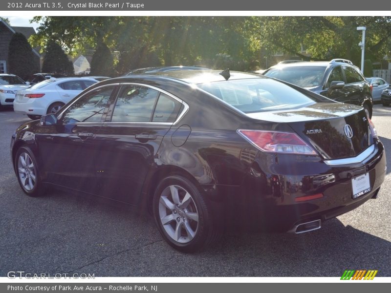Crystal Black Pearl / Taupe 2012 Acura TL 3.5