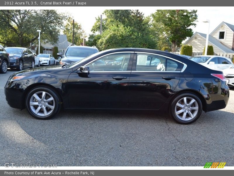 Crystal Black Pearl / Taupe 2012 Acura TL 3.5