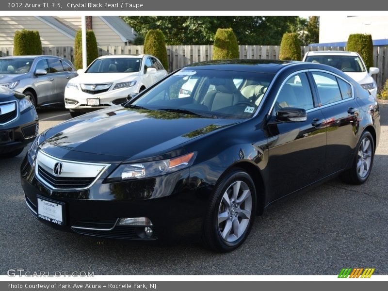 Crystal Black Pearl / Taupe 2012 Acura TL 3.5