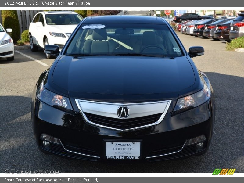 Crystal Black Pearl / Taupe 2012 Acura TL 3.5