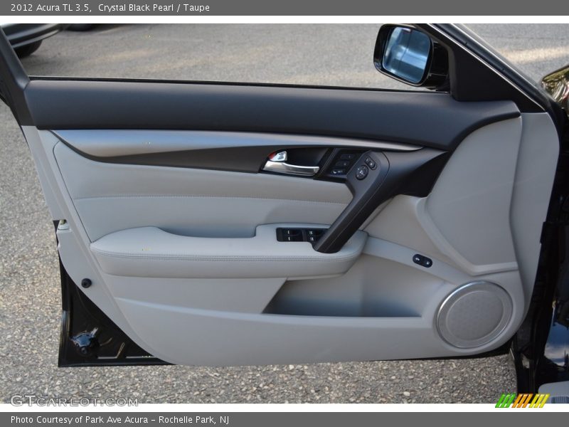Crystal Black Pearl / Taupe 2012 Acura TL 3.5