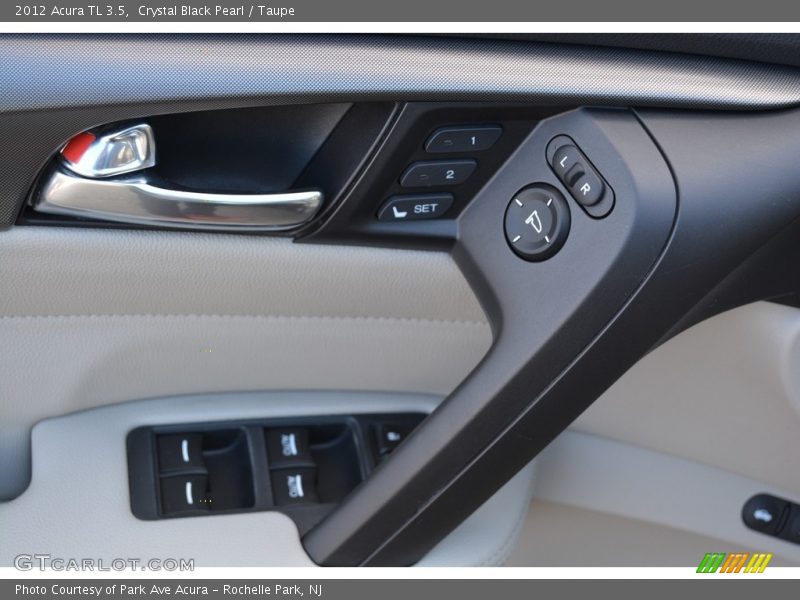 Crystal Black Pearl / Taupe 2012 Acura TL 3.5