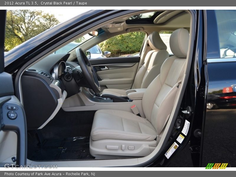 Crystal Black Pearl / Taupe 2012 Acura TL 3.5