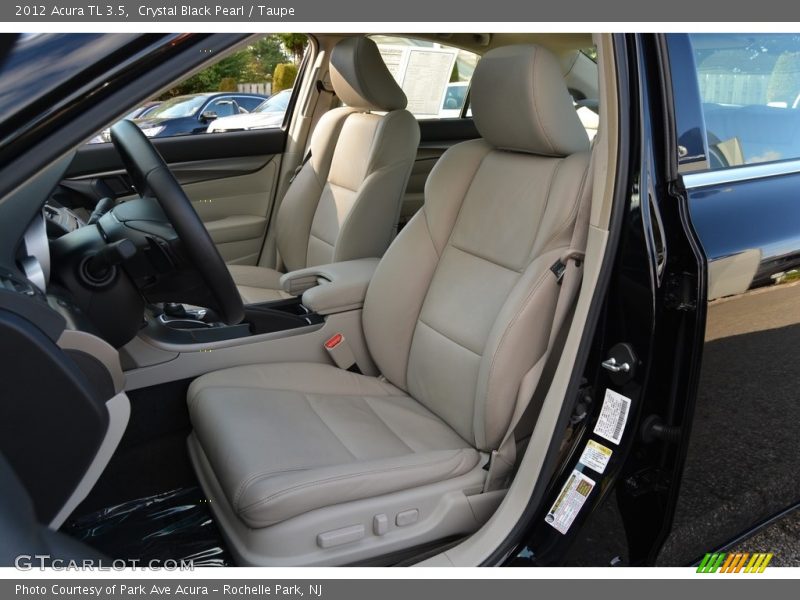 Crystal Black Pearl / Taupe 2012 Acura TL 3.5