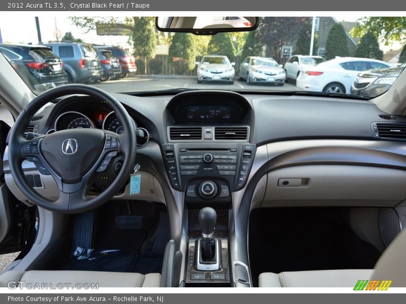 Crystal Black Pearl / Taupe 2012 Acura TL 3.5