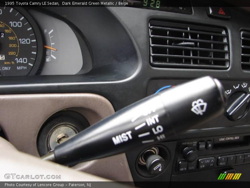 Dark Emerald Green Metallic / Beige 1995 Toyota Camry LE Sedan