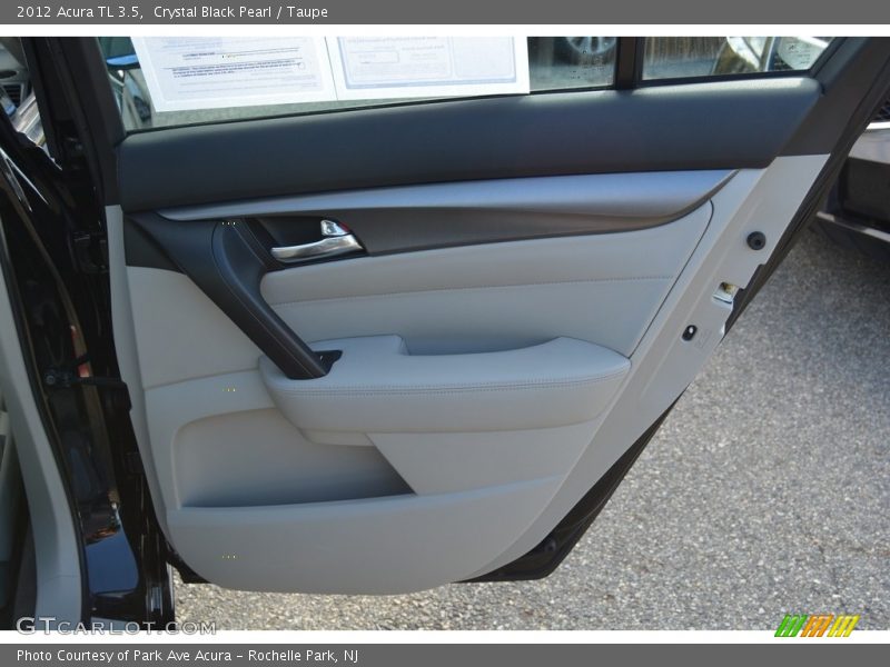 Crystal Black Pearl / Taupe 2012 Acura TL 3.5