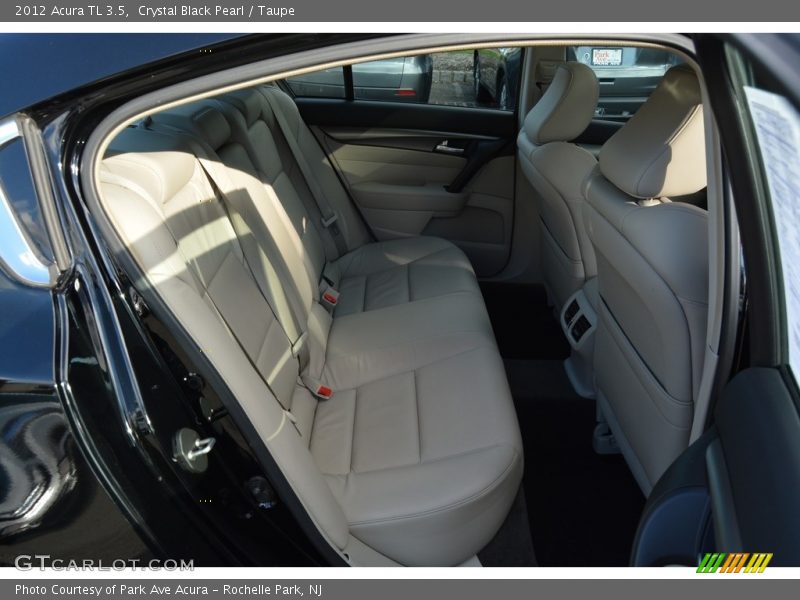 Crystal Black Pearl / Taupe 2012 Acura TL 3.5