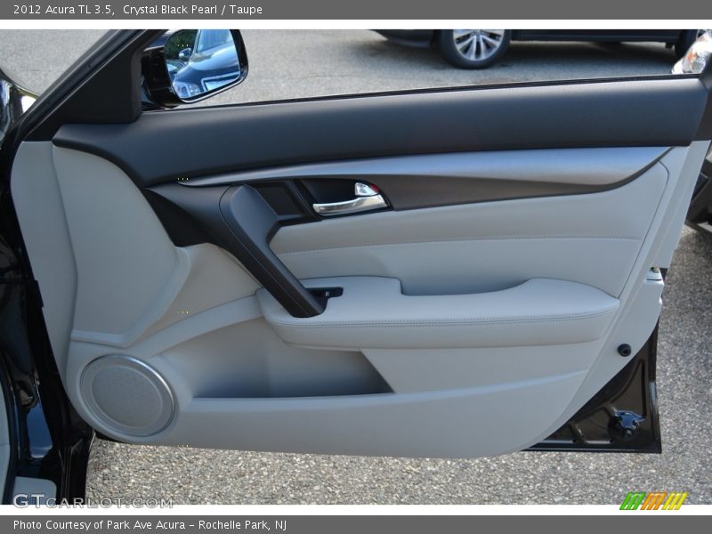 Crystal Black Pearl / Taupe 2012 Acura TL 3.5