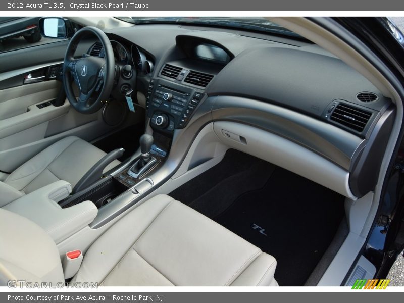 Crystal Black Pearl / Taupe 2012 Acura TL 3.5