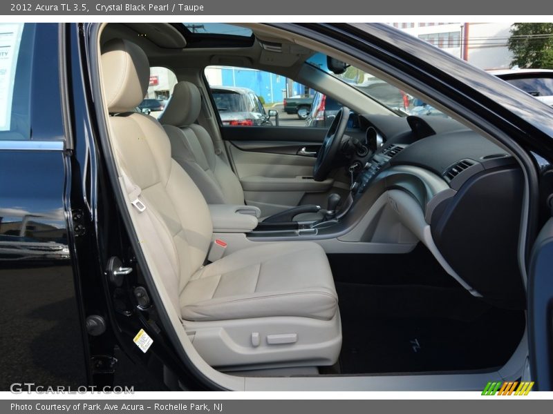 Crystal Black Pearl / Taupe 2012 Acura TL 3.5