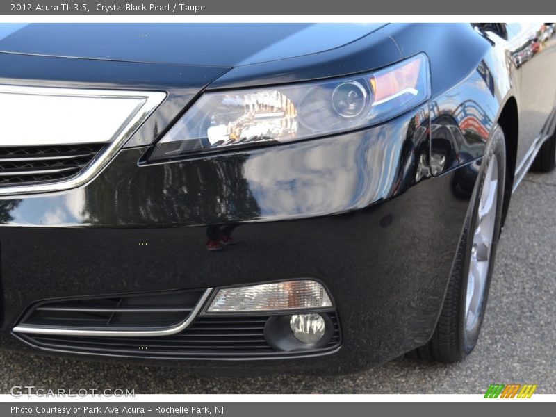 Crystal Black Pearl / Taupe 2012 Acura TL 3.5