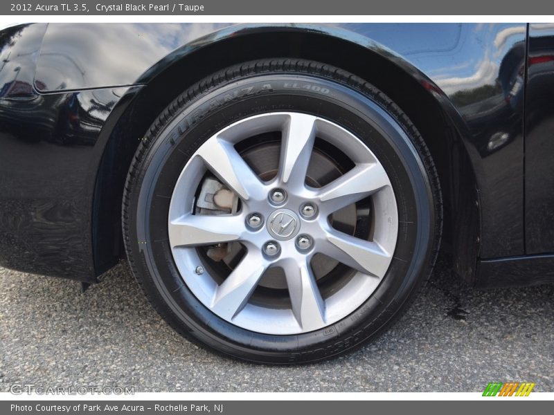 Crystal Black Pearl / Taupe 2012 Acura TL 3.5