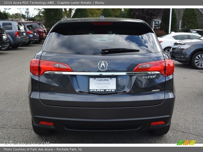 Graphite Luster Metallic / Ebony 2014 Acura RDX Technology AWD