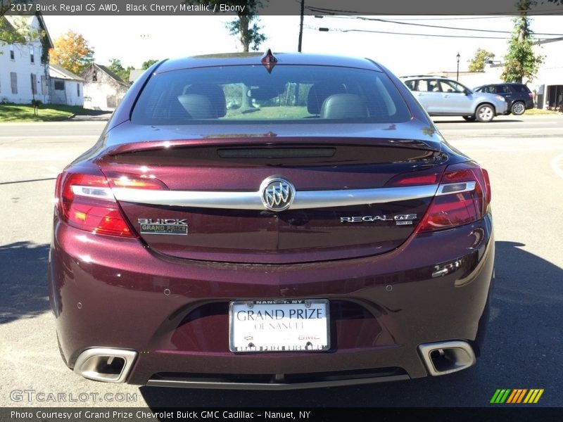 Black Cherry Metallic / Ebony 2017 Buick Regal GS AWD