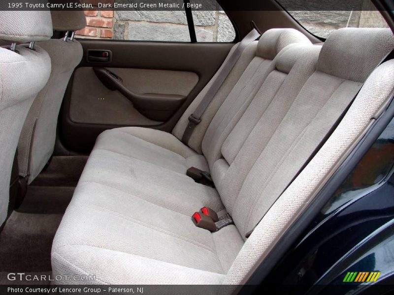 Dark Emerald Green Metallic / Beige 1995 Toyota Camry LE Sedan