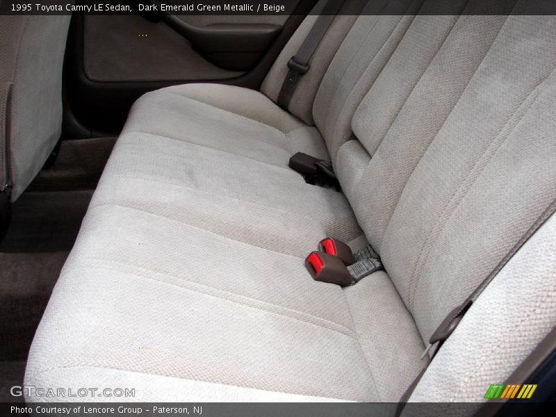 Dark Emerald Green Metallic / Beige 1995 Toyota Camry LE Sedan