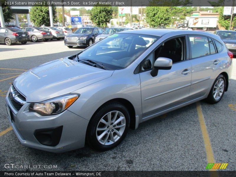 Ice Silver Metallic / Black 2014 Subaru Impreza 2.0i Premium 5 Door