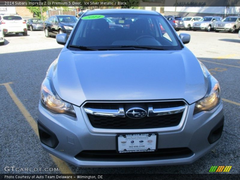 Ice Silver Metallic / Black 2014 Subaru Impreza 2.0i Premium 5 Door