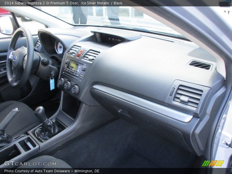 Ice Silver Metallic / Black 2014 Subaru Impreza 2.0i Premium 5 Door
